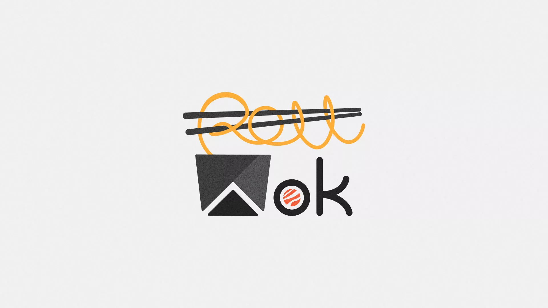 Разработка логотипа в Юрге для суши-бара «Roll Wok Club» Разработка логотипа в Юрге для суши-бара «Roll Wok Club»